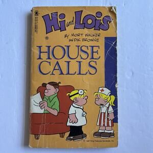 Vintage Hi and Lois House Calls by Mort Walker and Dik Browne 1987 Paperback